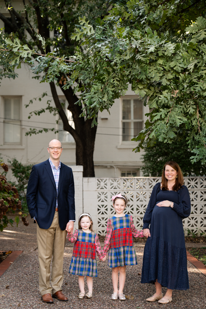 Relaxed fall family portraits in Fort Worth