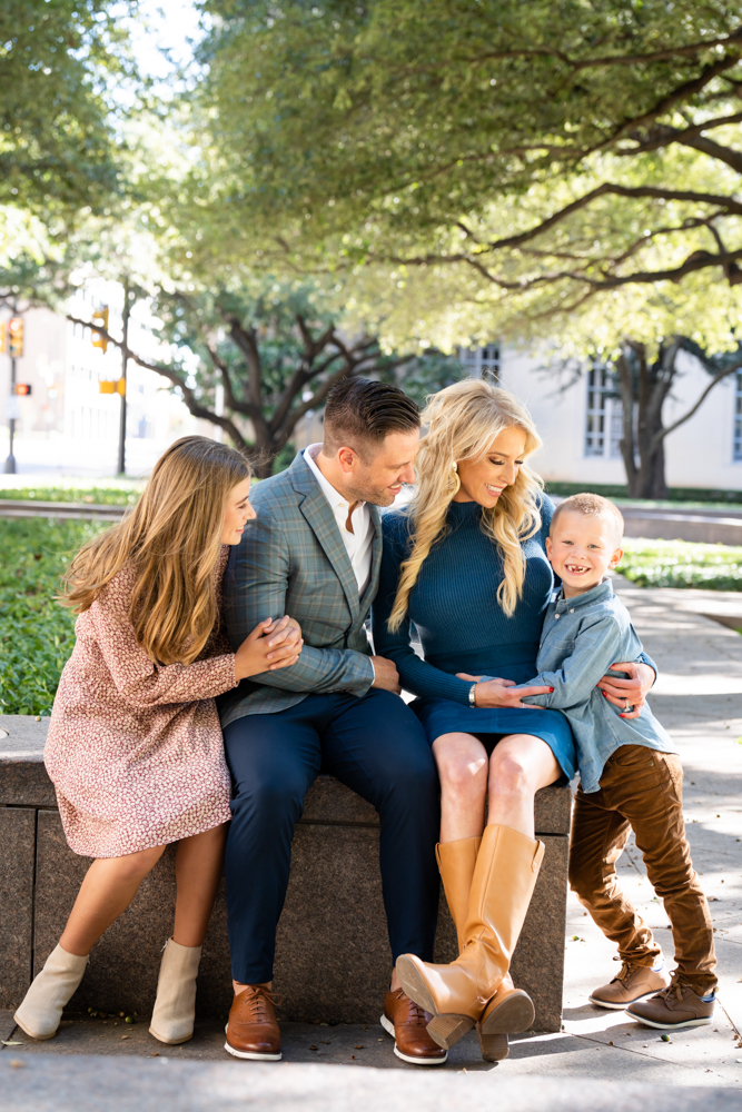 The Downey family's fall mini session in Fort Worth