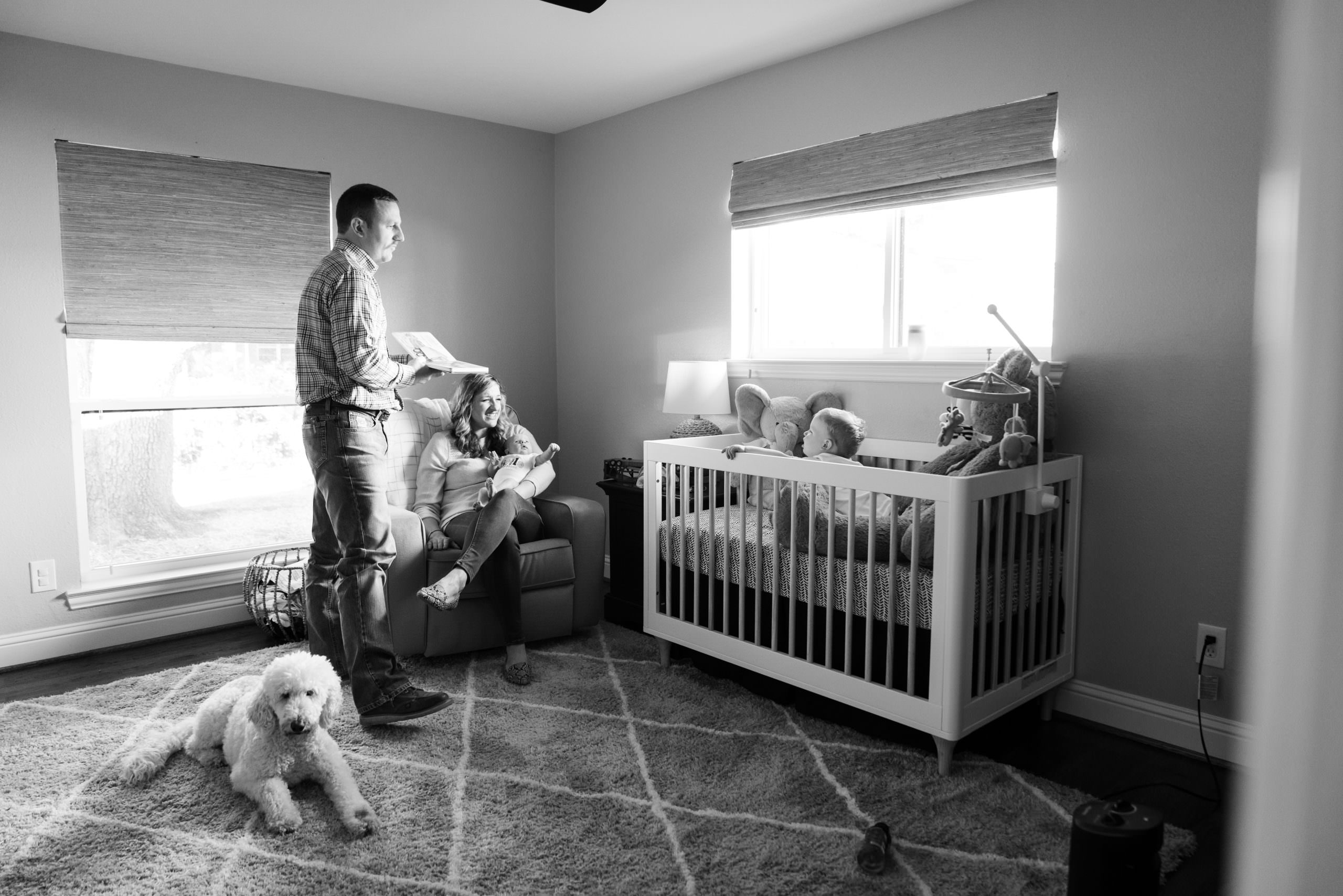 in home newborn lifestyle session lightly photography tracy autem