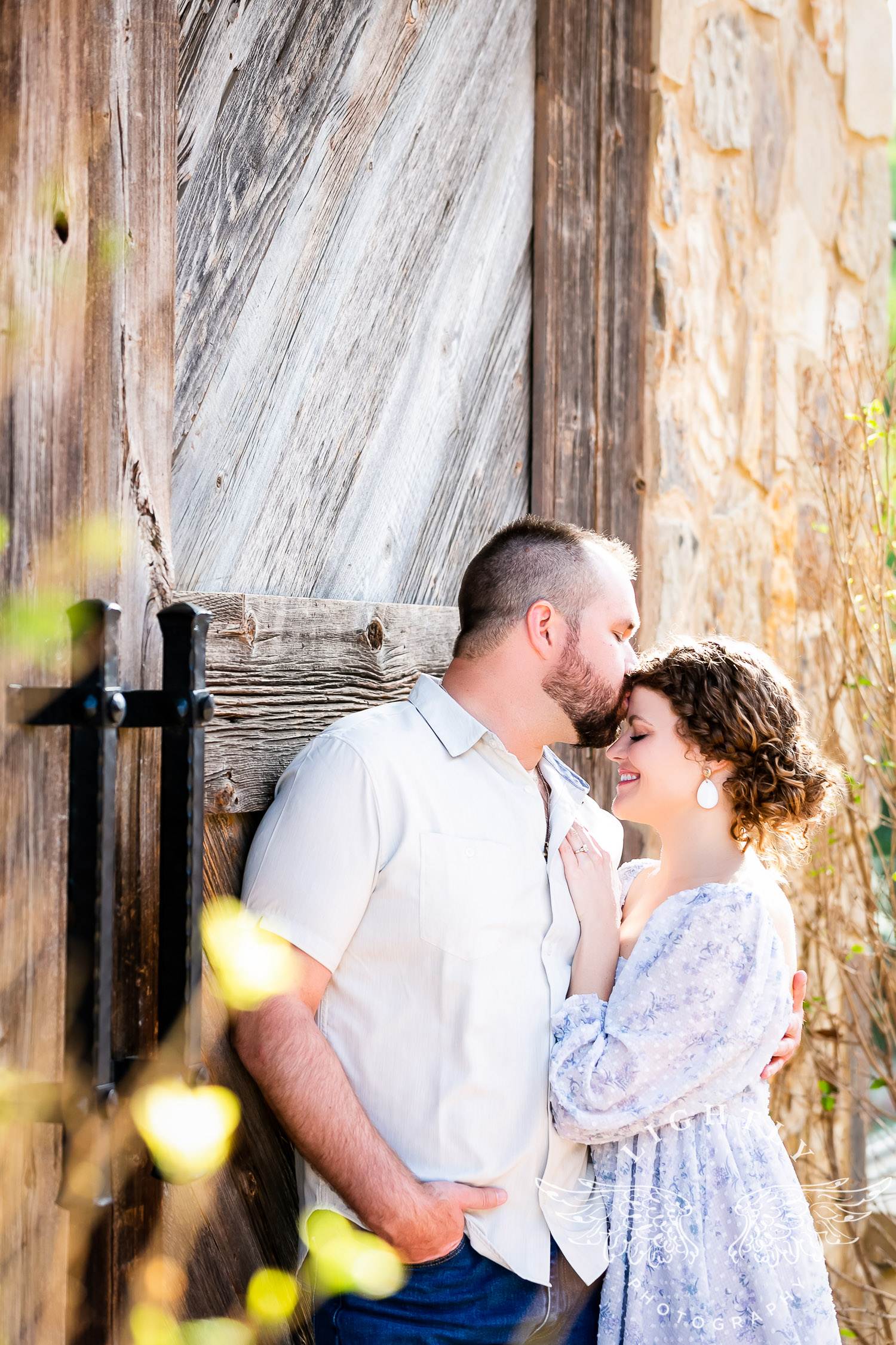 Kristin + Lee  Engagement Session at The Fort Worth Stockyards and  Airfield Falls – Lightly Photography
