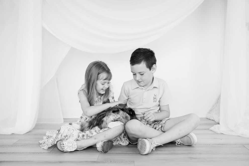 Lightly Photography Easter Bunny Portraits Brother Sister Family Bonding-14