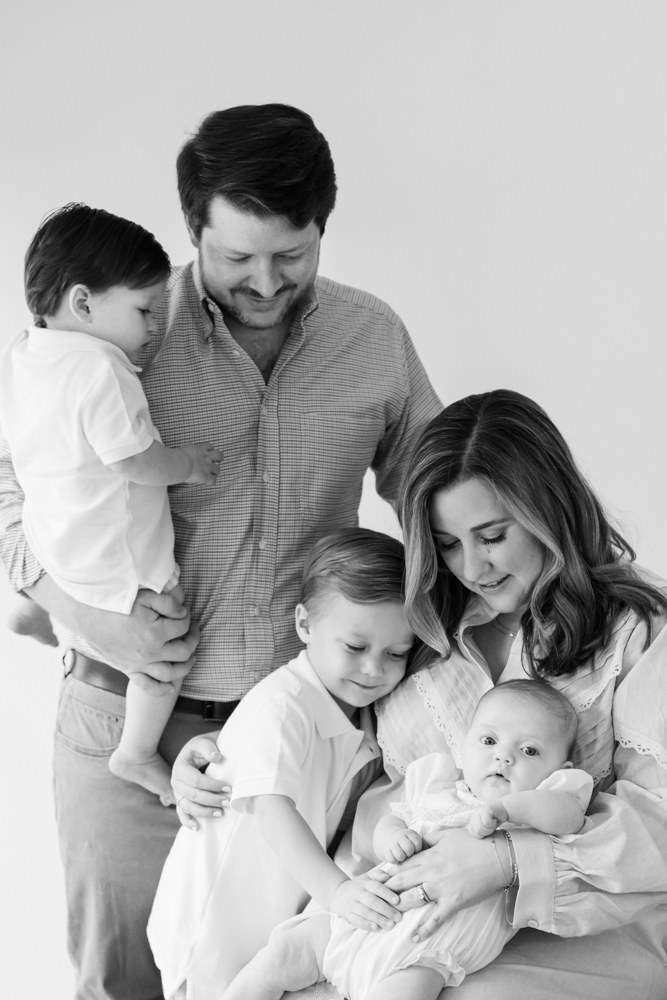 Sweet newborn details at home in Fort Worth