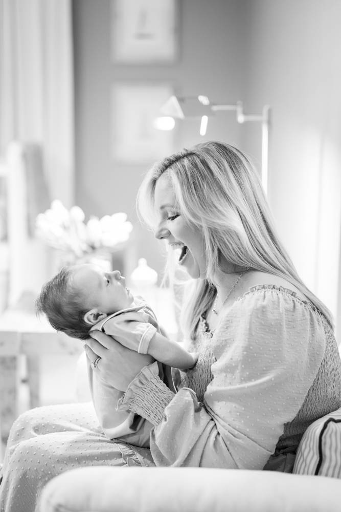 In-home newborn portraits of baby Luke