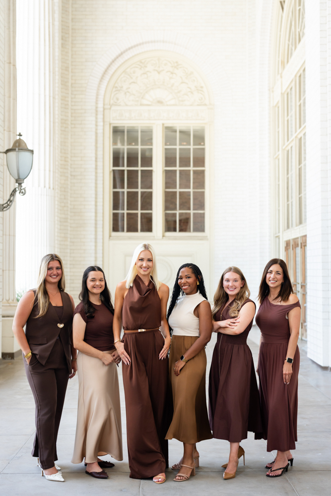 Branding portrait of the As You Wish Weddings & Events team at Union Station in Dallas